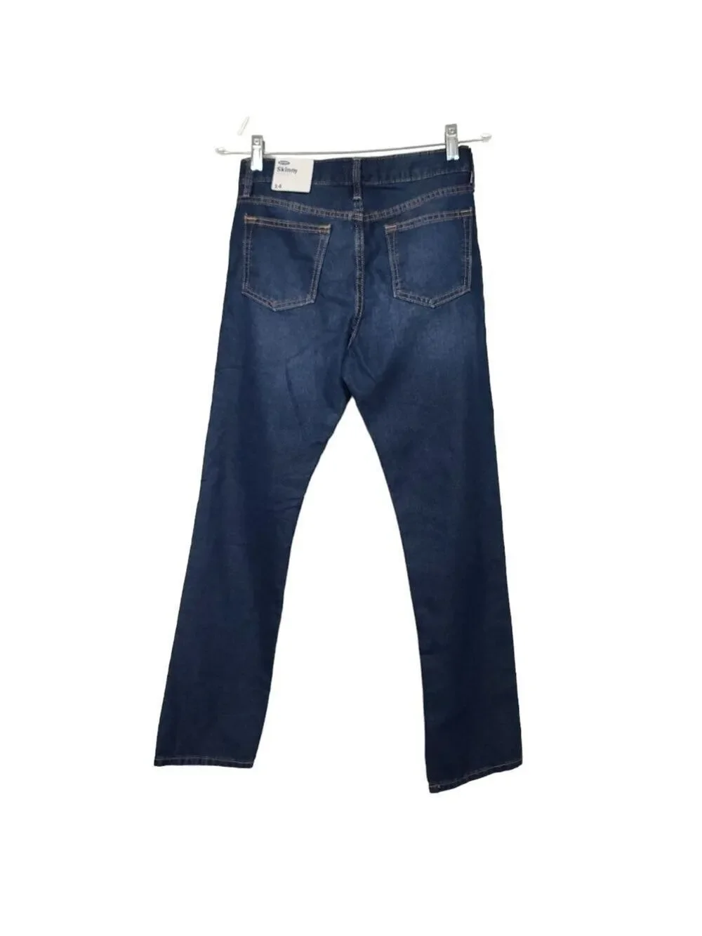 NWT Old Navy Skinny Blue Med Wash Adjustable Waist Jeans 14
